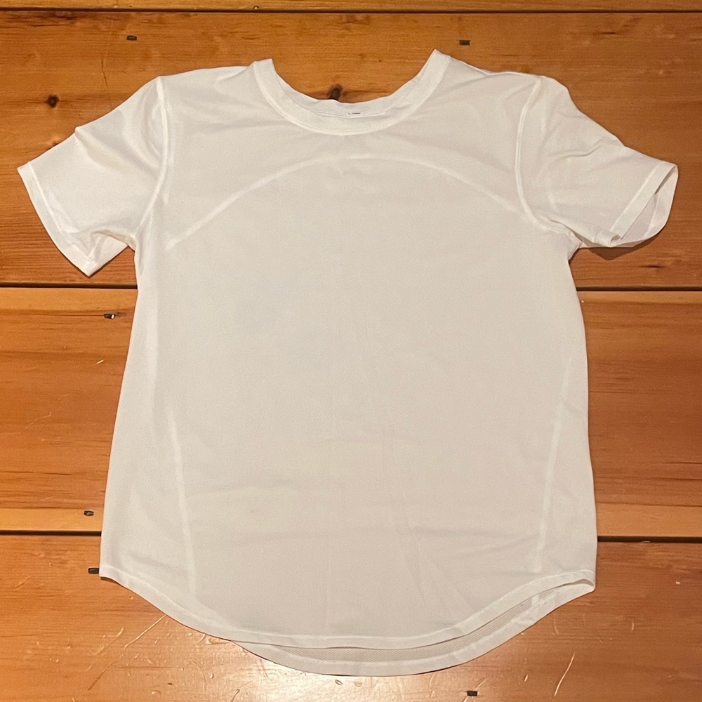 White Lululemon Athletic T-Shirt
